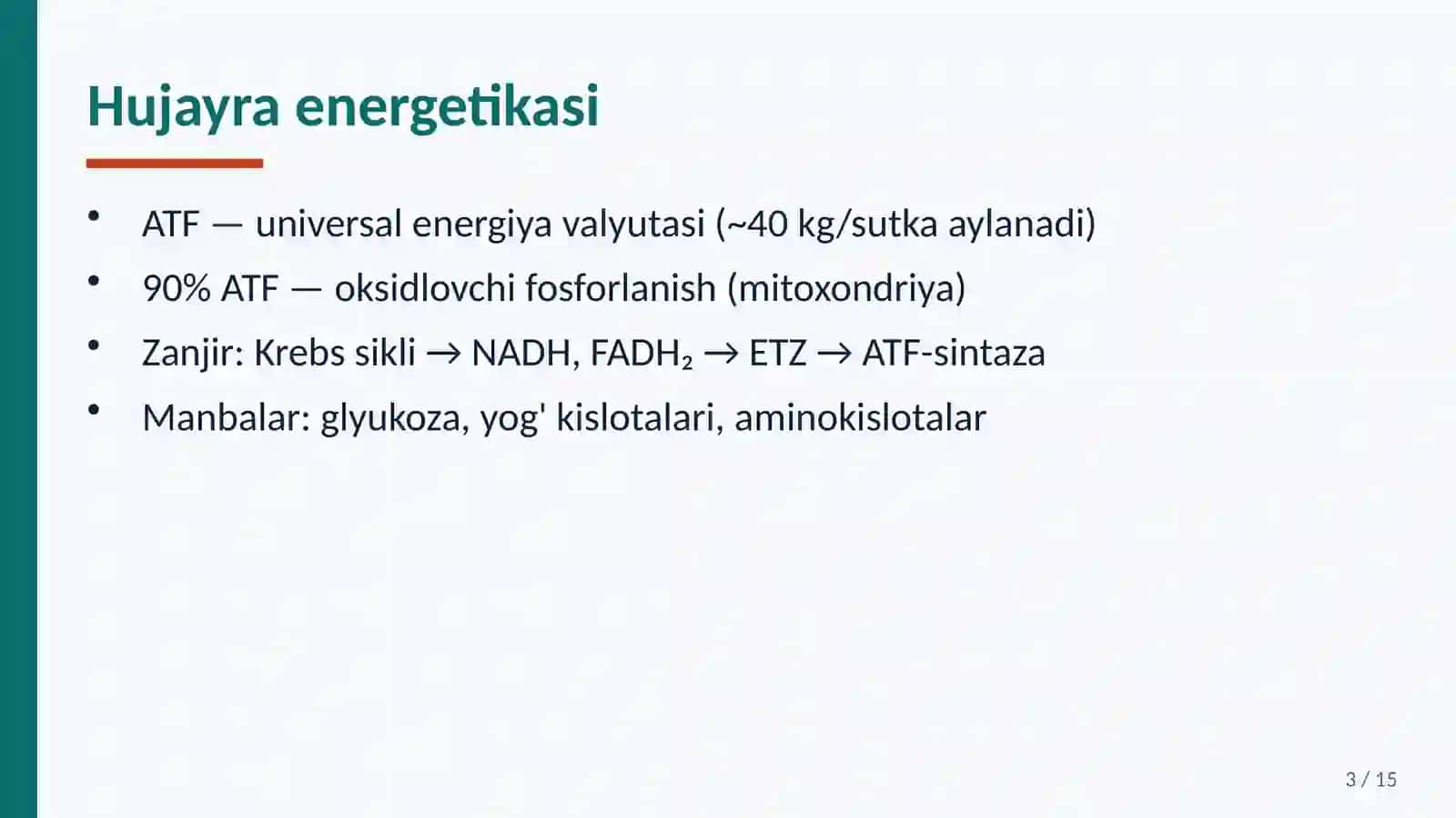 gipoenerhetik holat 3