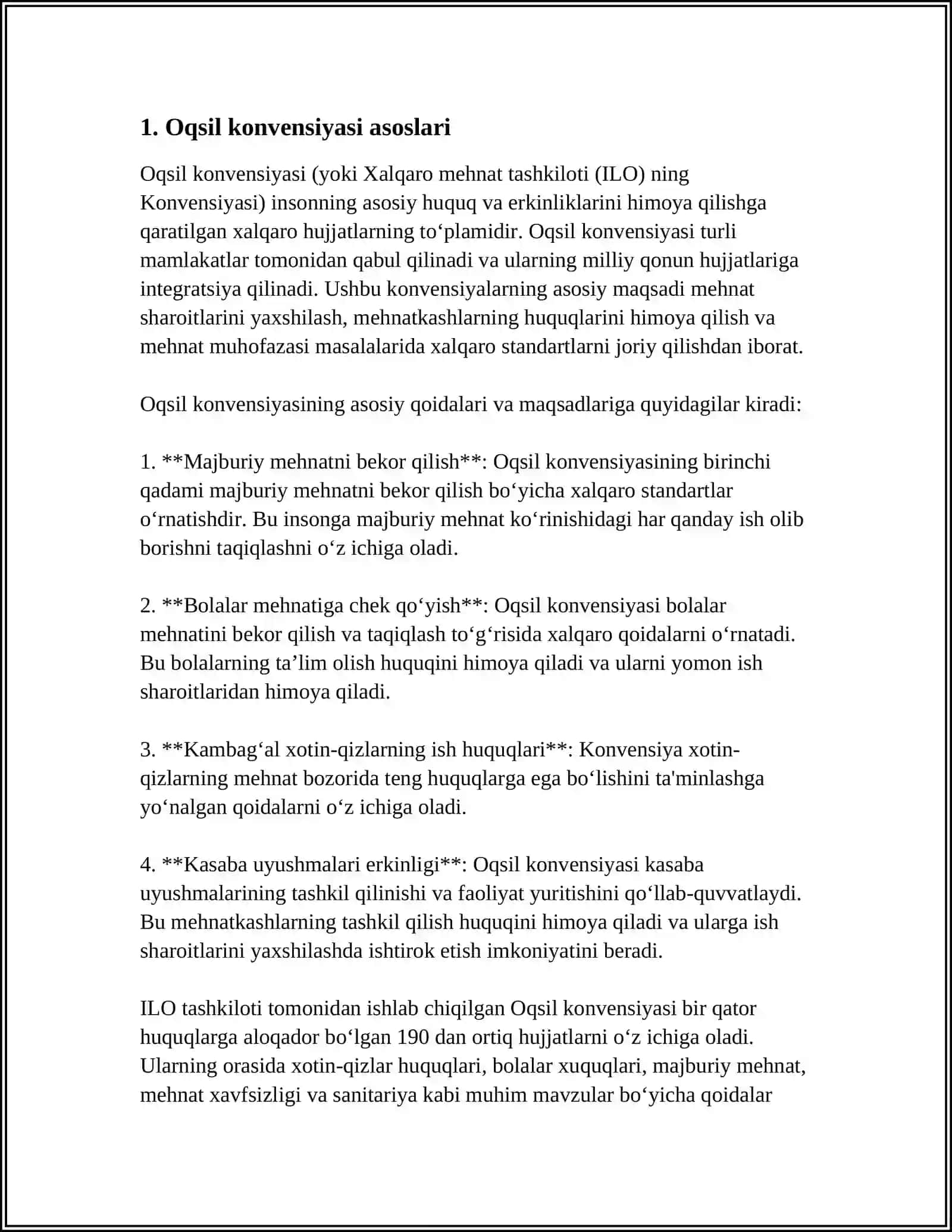OZIQ-OVQAT ISHLAB CHIQARISH SAQLASH PAYTIDA OQSILLARNING KONVENSIYASI 3
