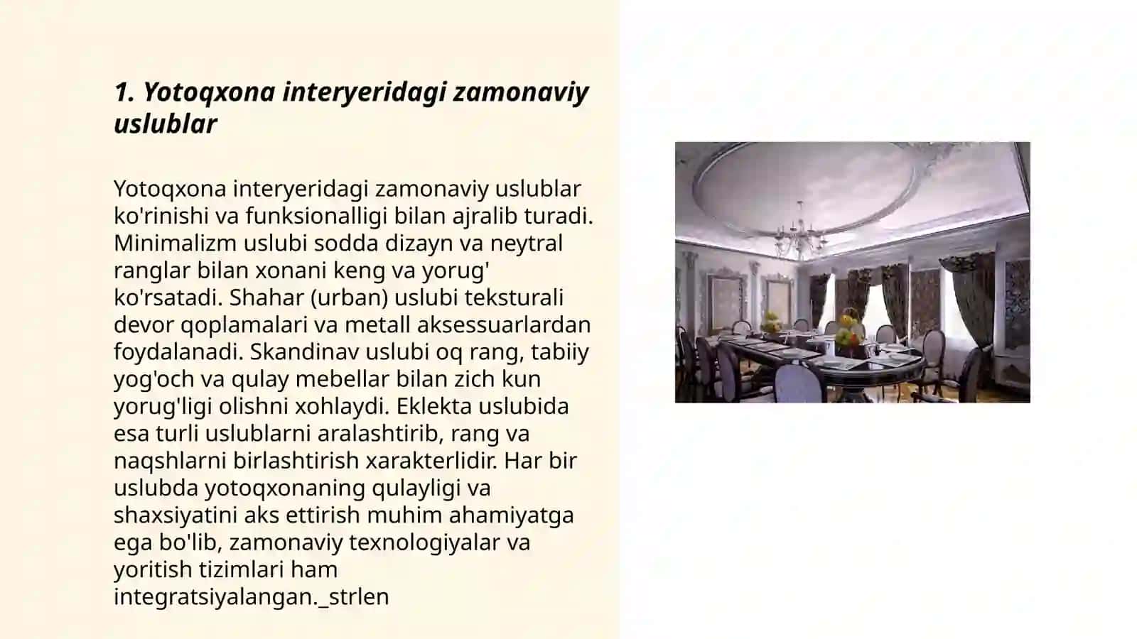 Xona interyerining jihozlanish dizayni 3