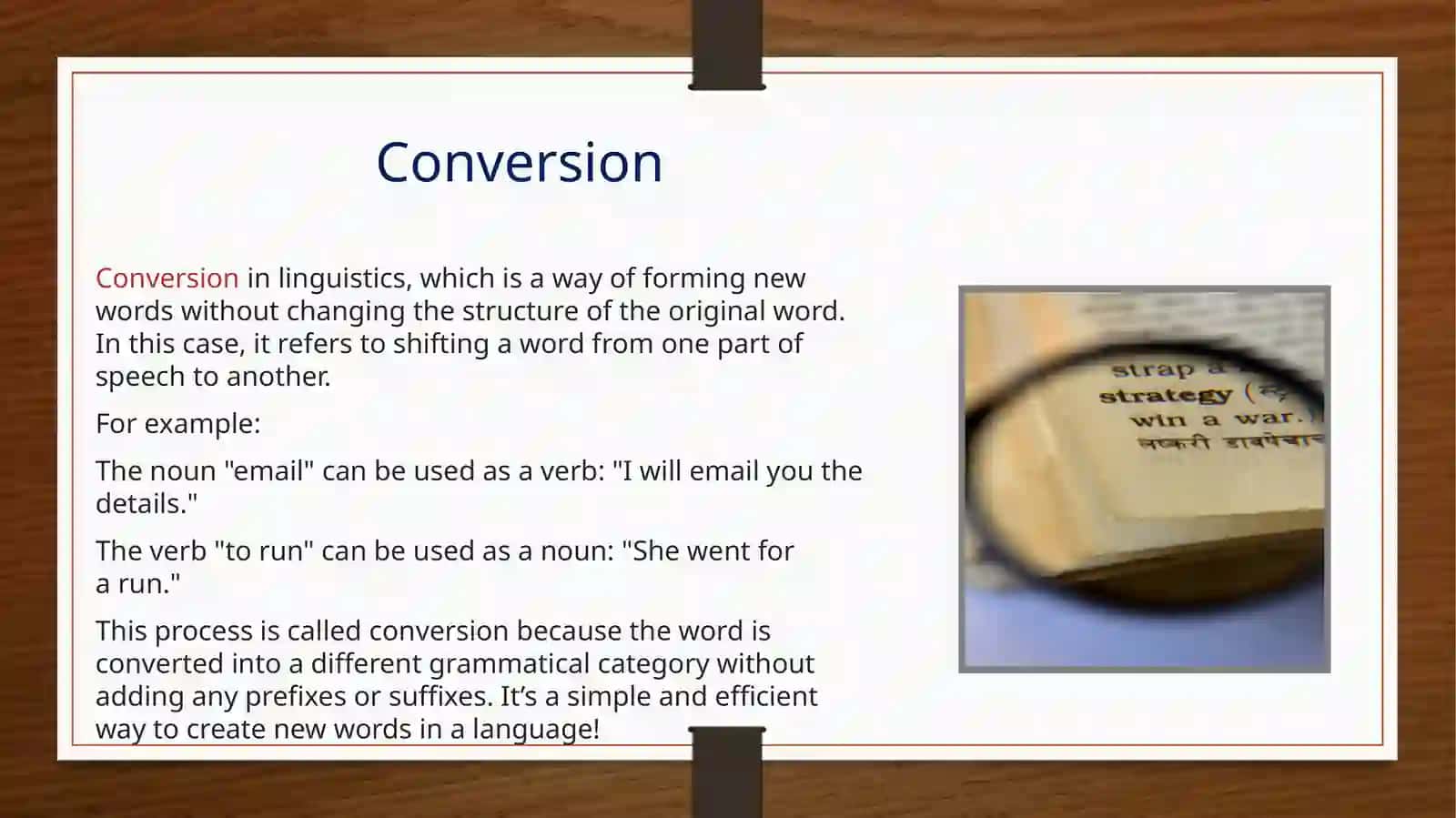 Conversion as a productive type of word formation 3