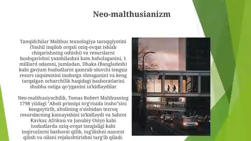 Malthus va uning nufus nazaryasi 3