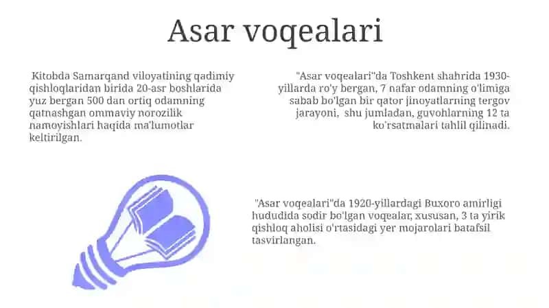 Asar voqealari 3
