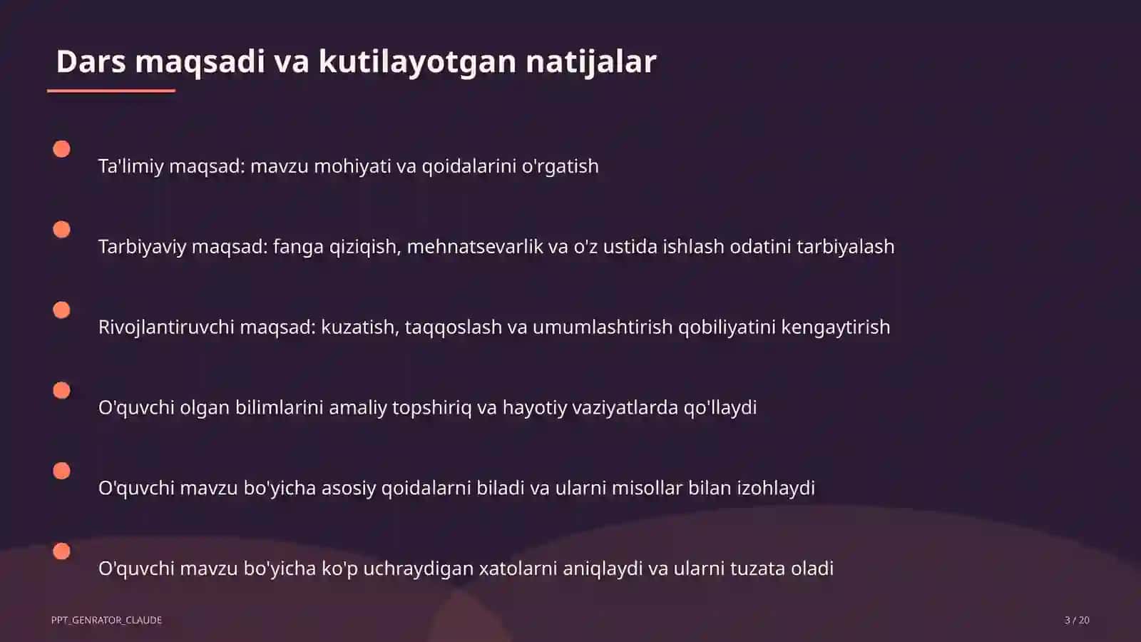 Kompyuter grafikasi va 3D modellashtirish (10-sinf) 3