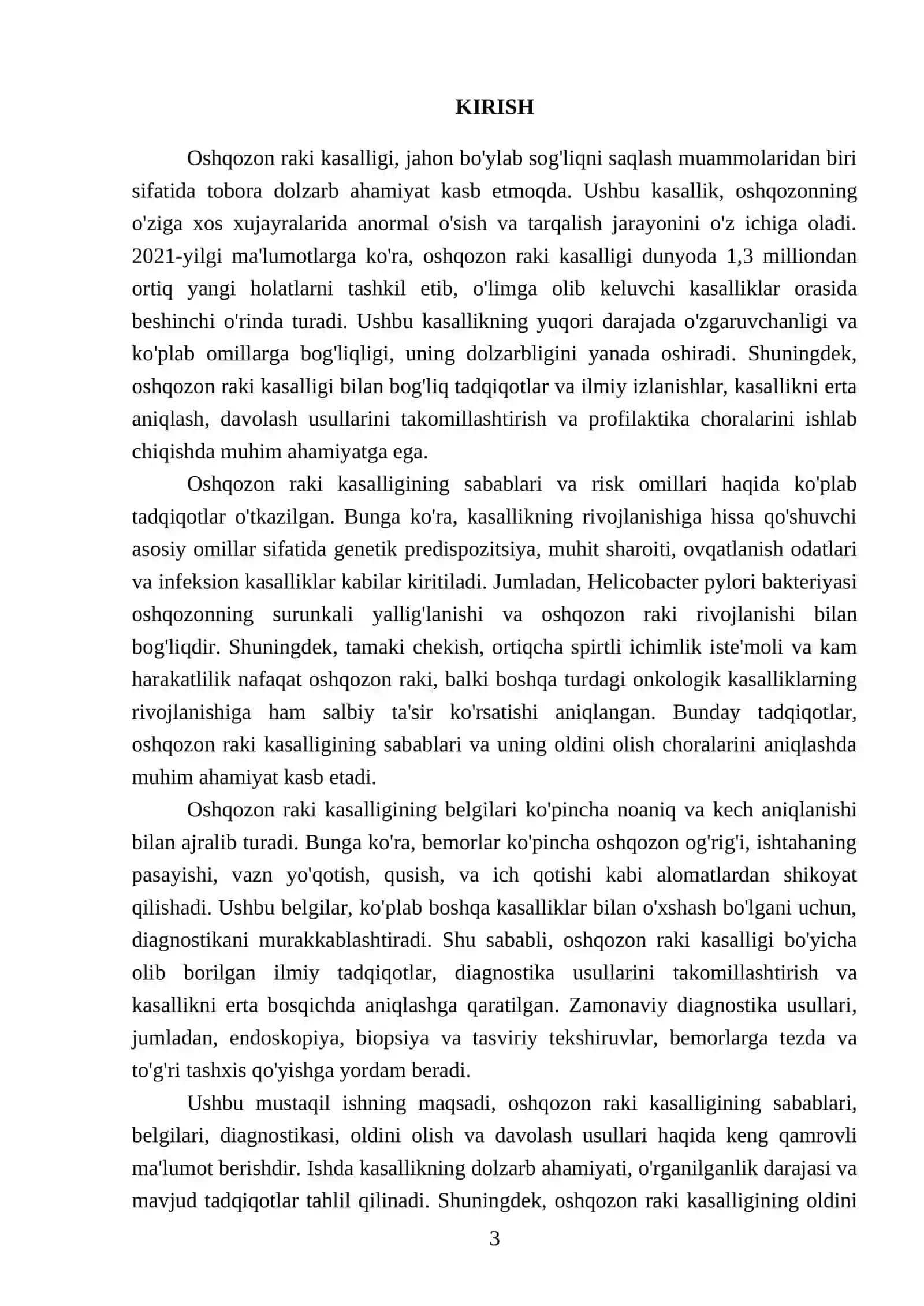 Oshqozon raki kasalligi 3