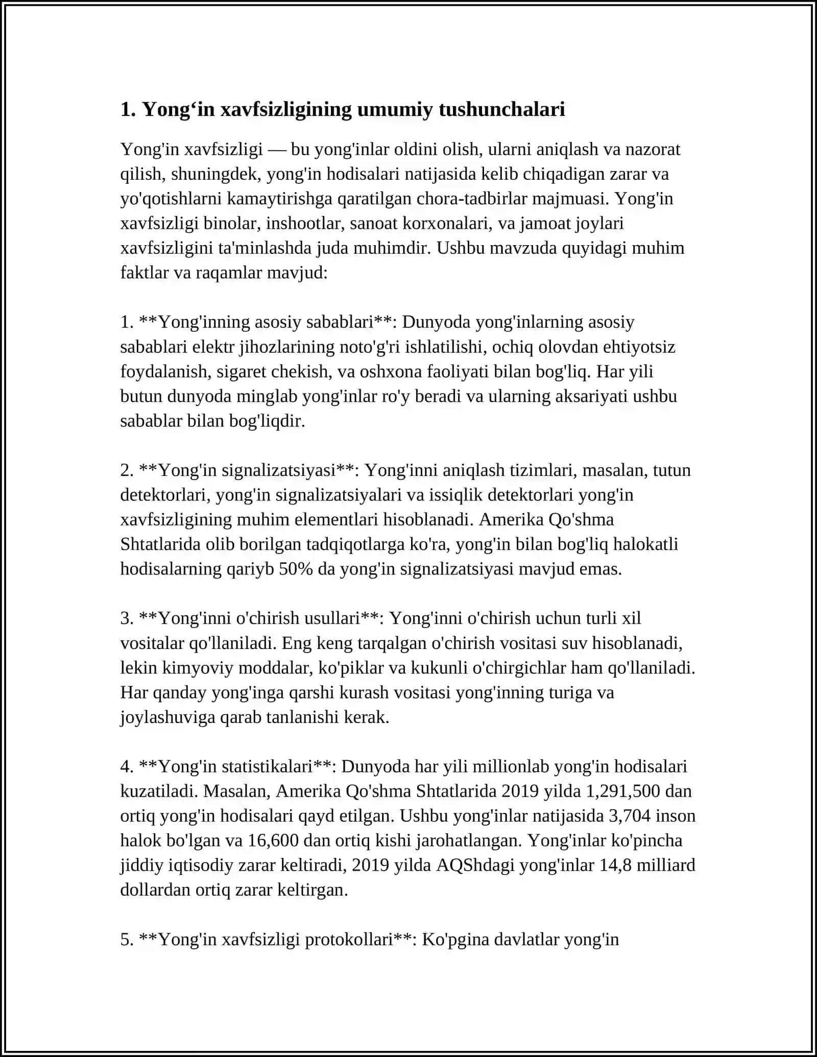 XAYOT XAFSIZLIGI FANI 3