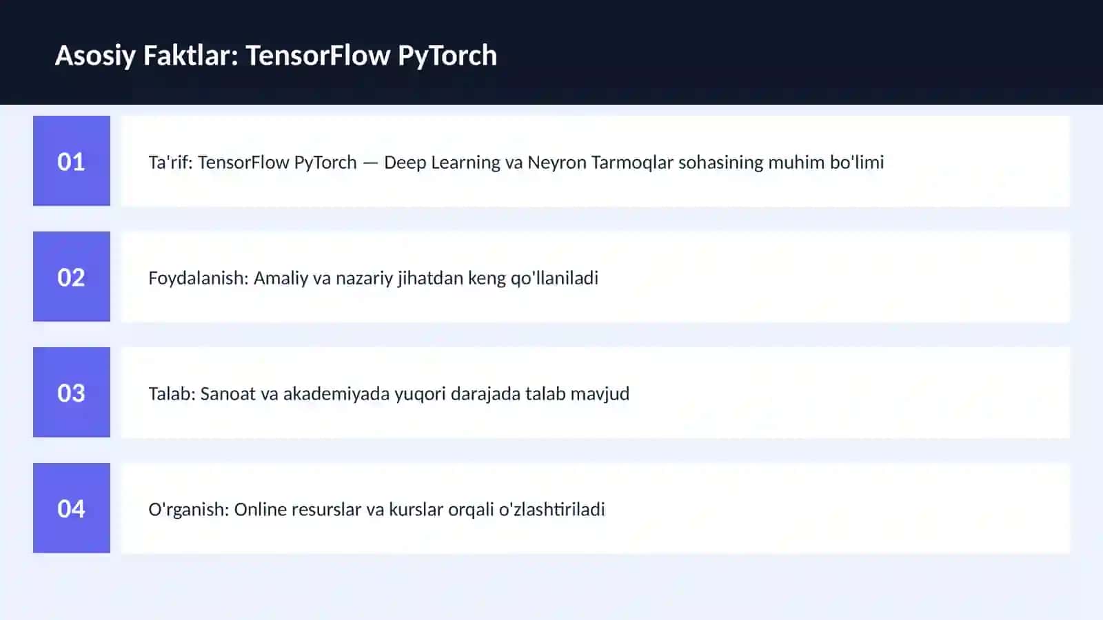 AI | DEEP LEARNING VA NEYRON TARMOQLAR 3