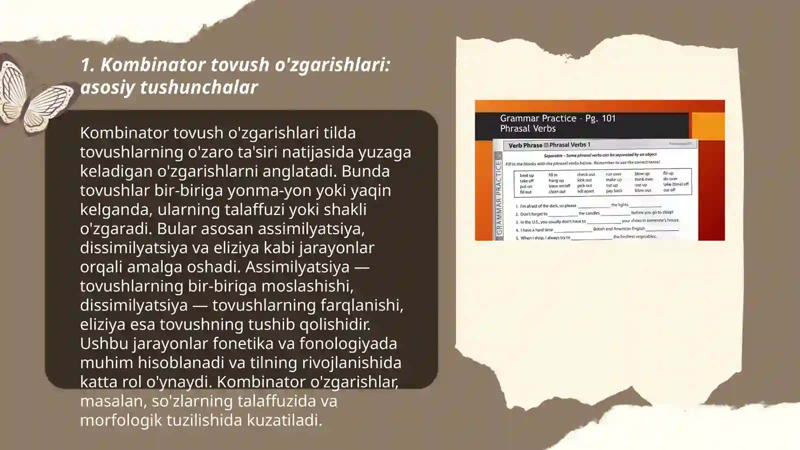 Kombinator va pozitsion tovush o'zgarishlari 3