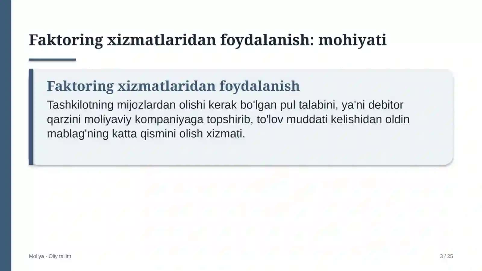 Faktoring xizmatlaridan foydalanish 3