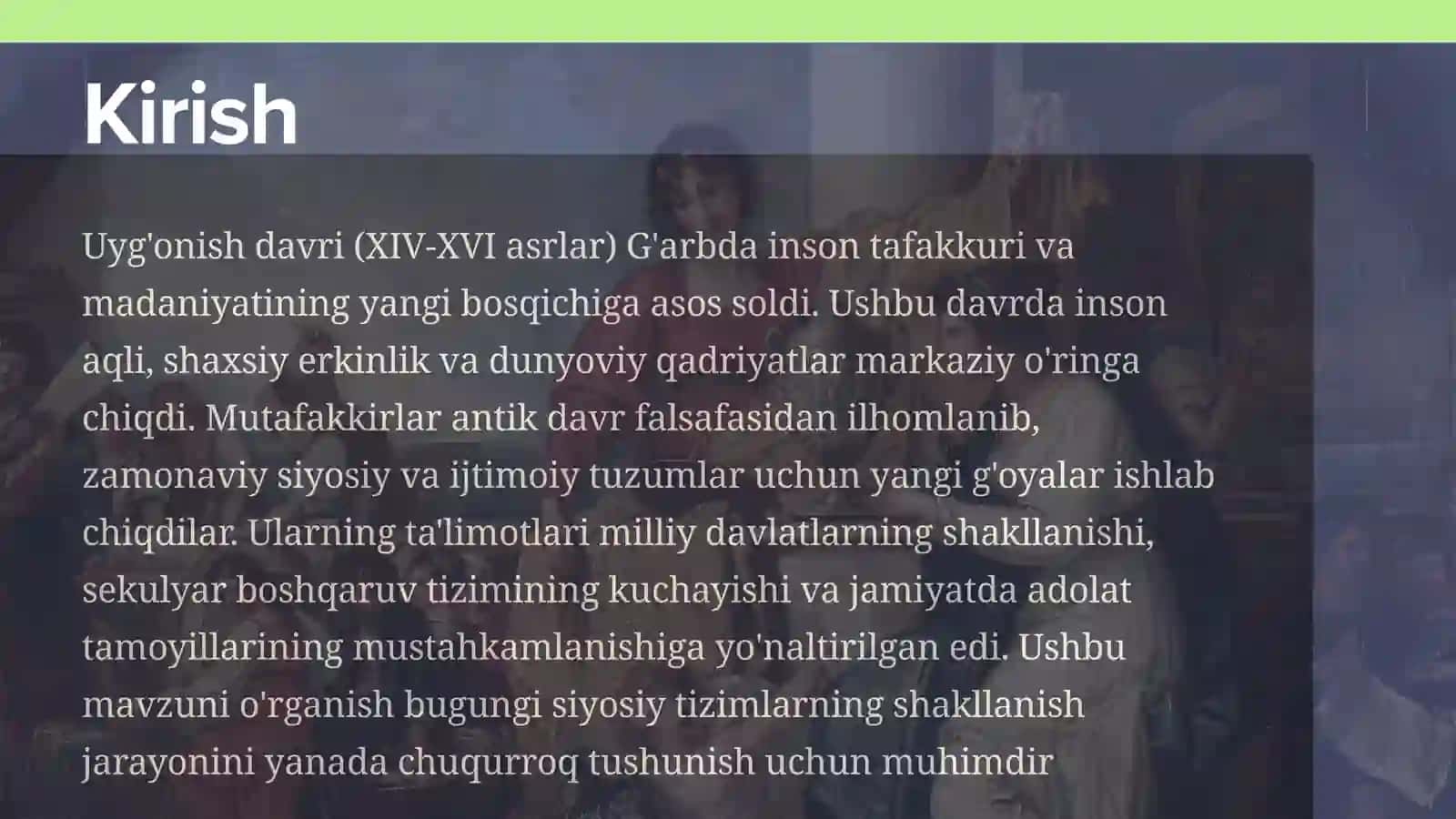 G'arb uyg'onish davri mutafakkirlarining siyosiy talimotlari 3
