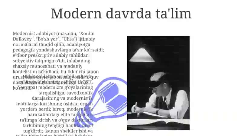 Modern davrda ta'lim 3