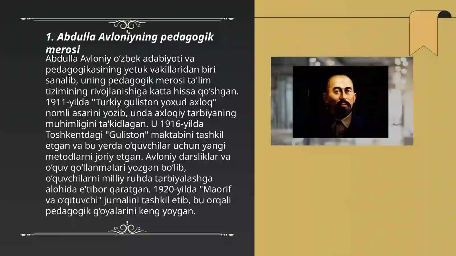 Abdulla Avloniy ning asarlaridagi pedagogik g'oyalari 3