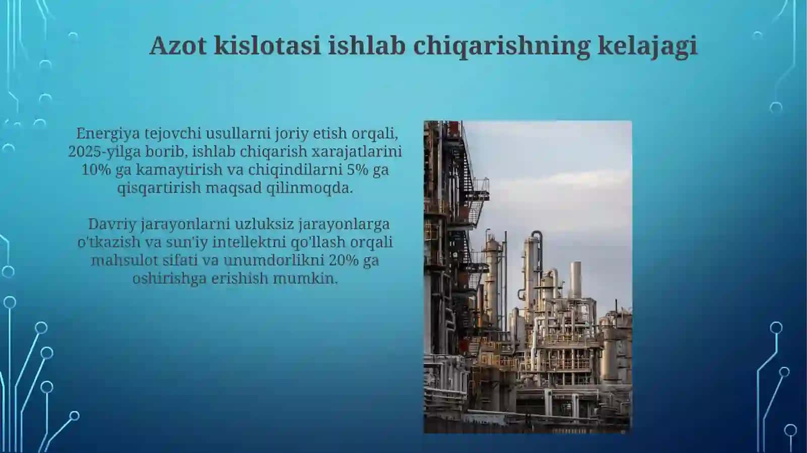 Azot kislotasi ishlab chiqarish 3