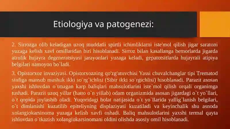 Gepatobiliar joylashuvchi o’sma 3