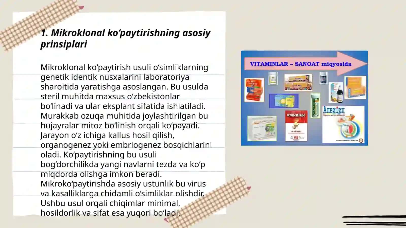Organizmlarni mikroklonal ko‘paytirishdagi yutuq va kamchiliklar 3