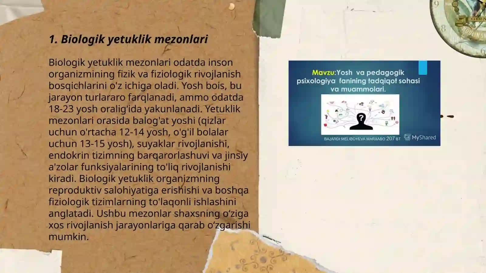 Biologik yetuklik mezonlari 3