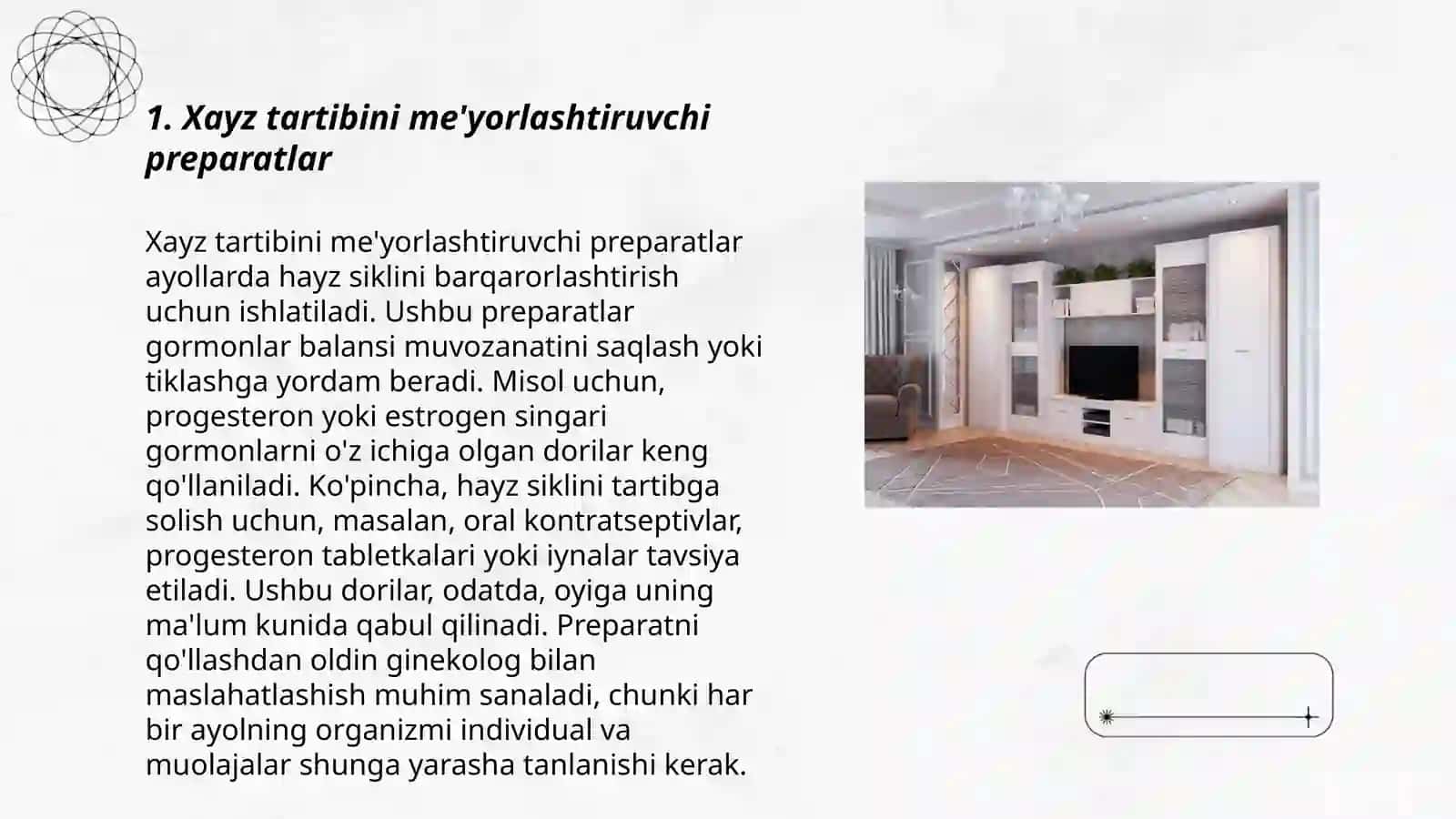 Xayz tartibini me'yorlashtiruvchi preparatlar 3