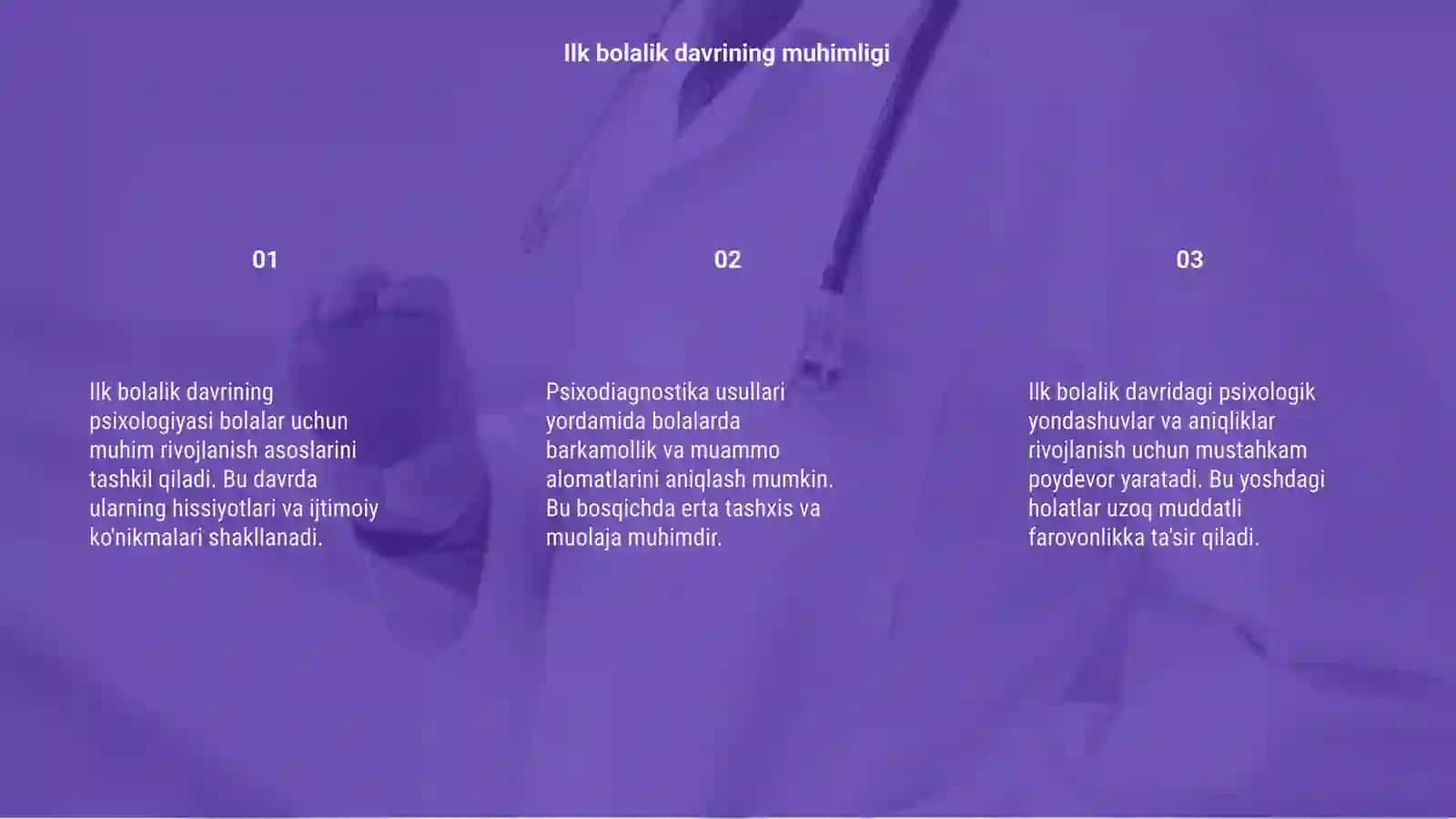 Ilk bolalik davrining psixologiyasi va psixadiagnostikasi 3