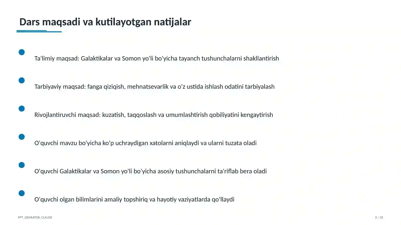 Galaktikalar va Somon yo'li (11-sinf) 3