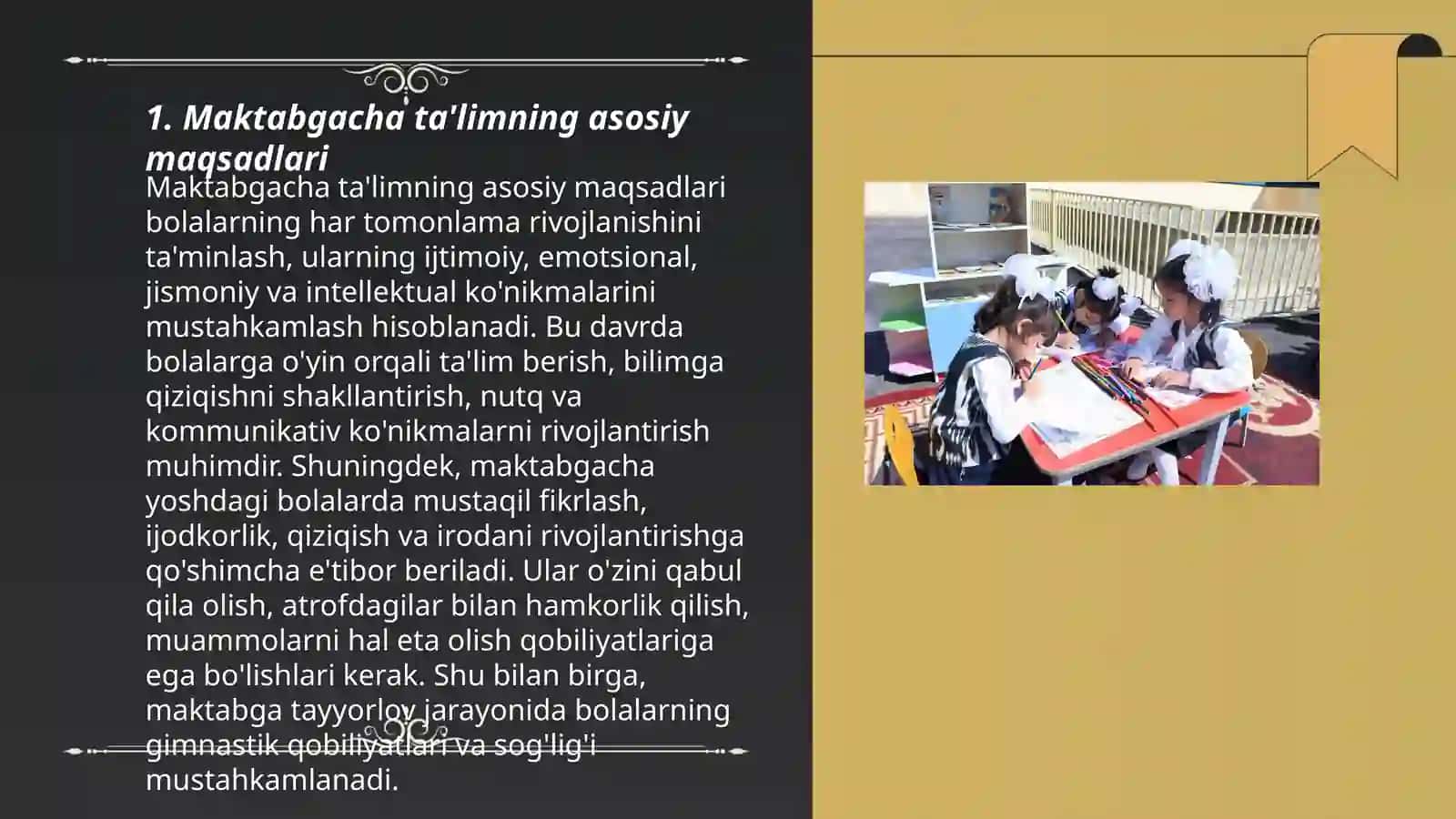 Oʻzbekiston Respublikasida maktabgacha talim va tarbiya toʻğrisidagi qonuni 3