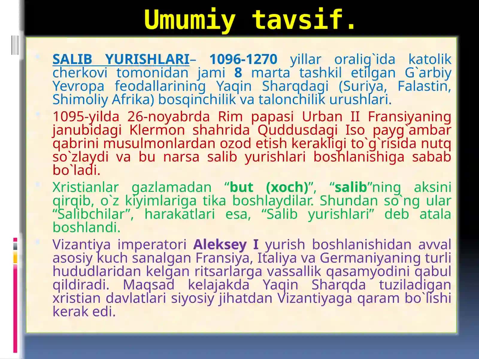 Salib yurishlari va uning oqibatlari 3