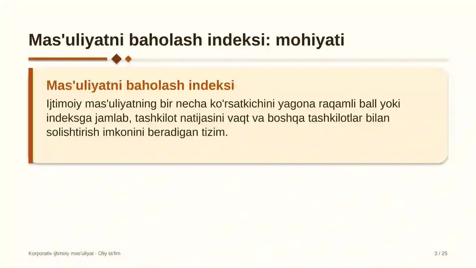Logistika kompaniyalarida ijtimoiy mas'uliyatni baholash indeksini joriy etish 3