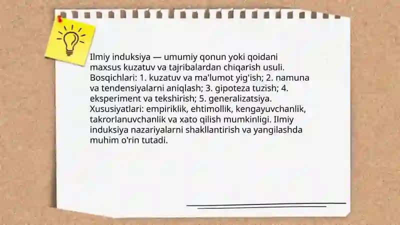Ilmiy induksiya 3