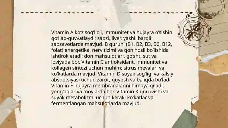 Vitaminlar 3