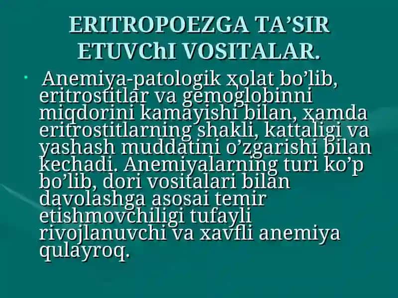 QONXOSIL BO’LISHIGA TA’SIR ETUVCHI VOSITALAR 3