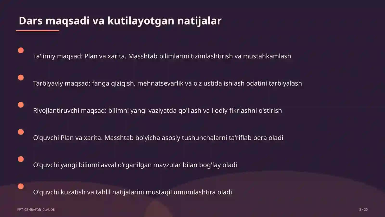 Plan va xarita. Masshtab (5-sinf) 3