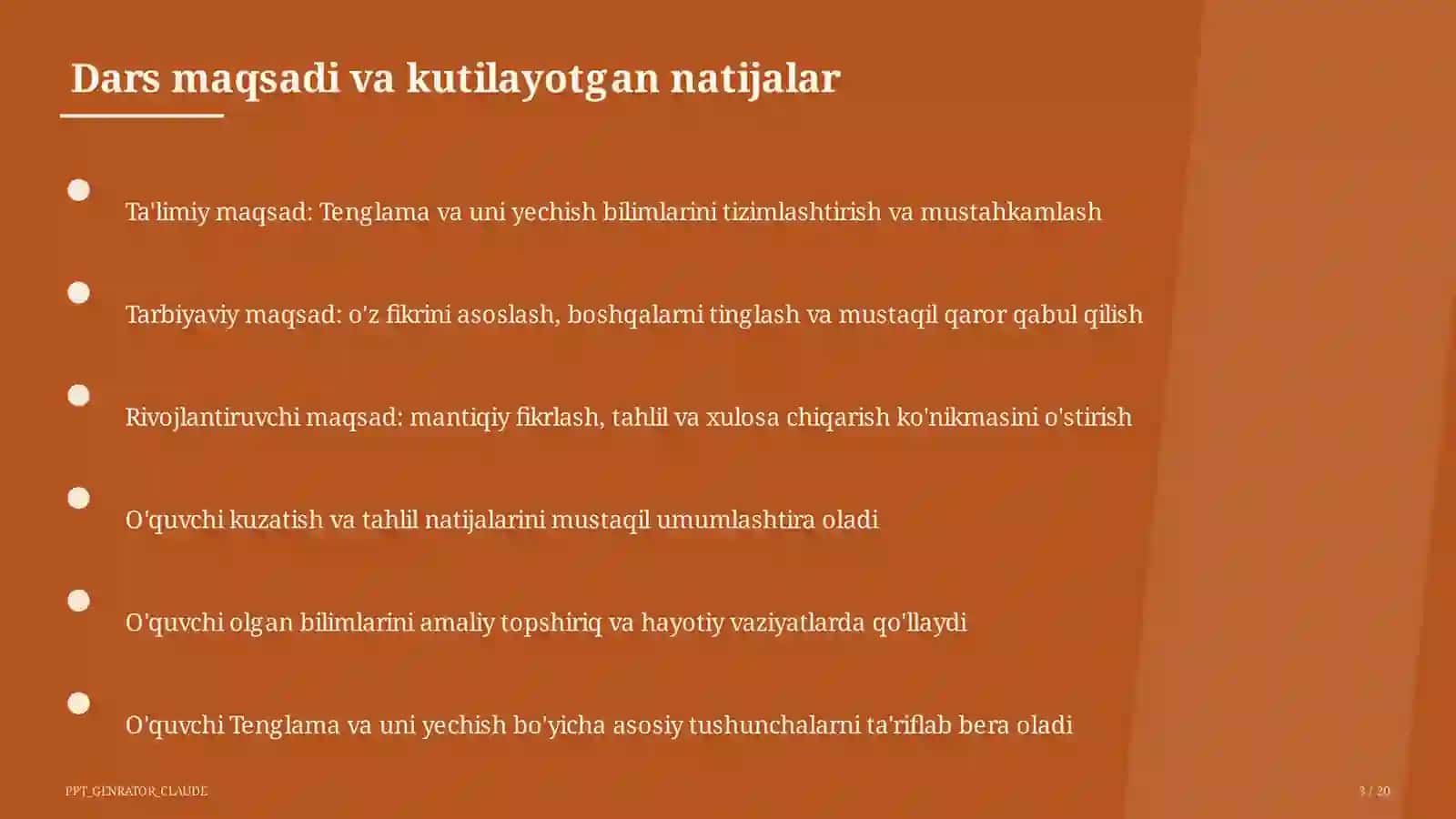 Tenglama va uni yechish (5-sinf) 3