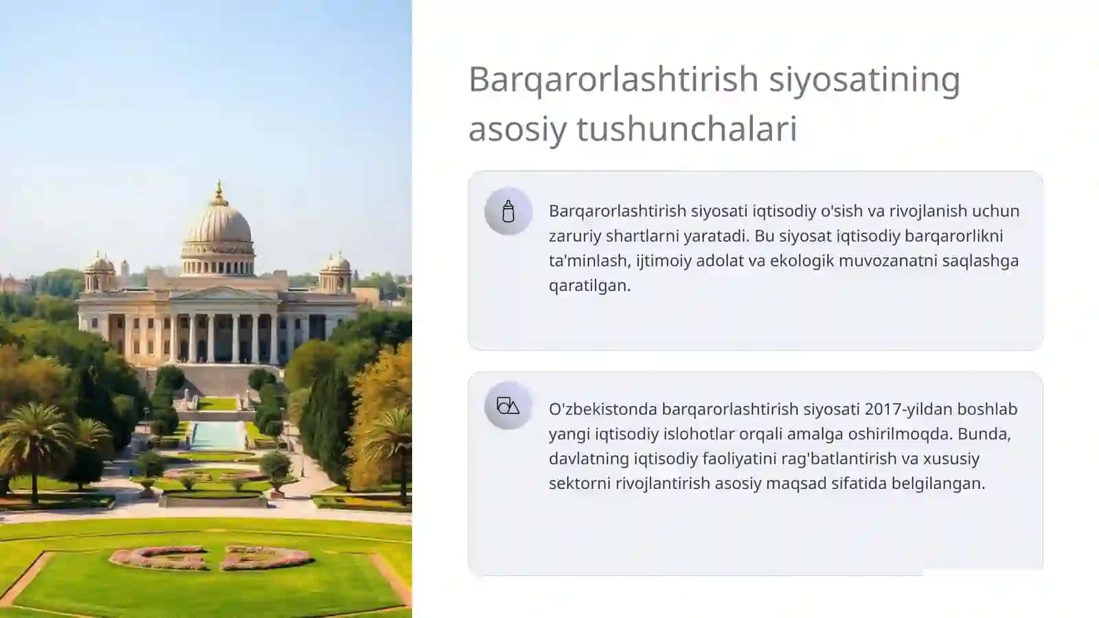 Barqarorlashtirish siyosati 3