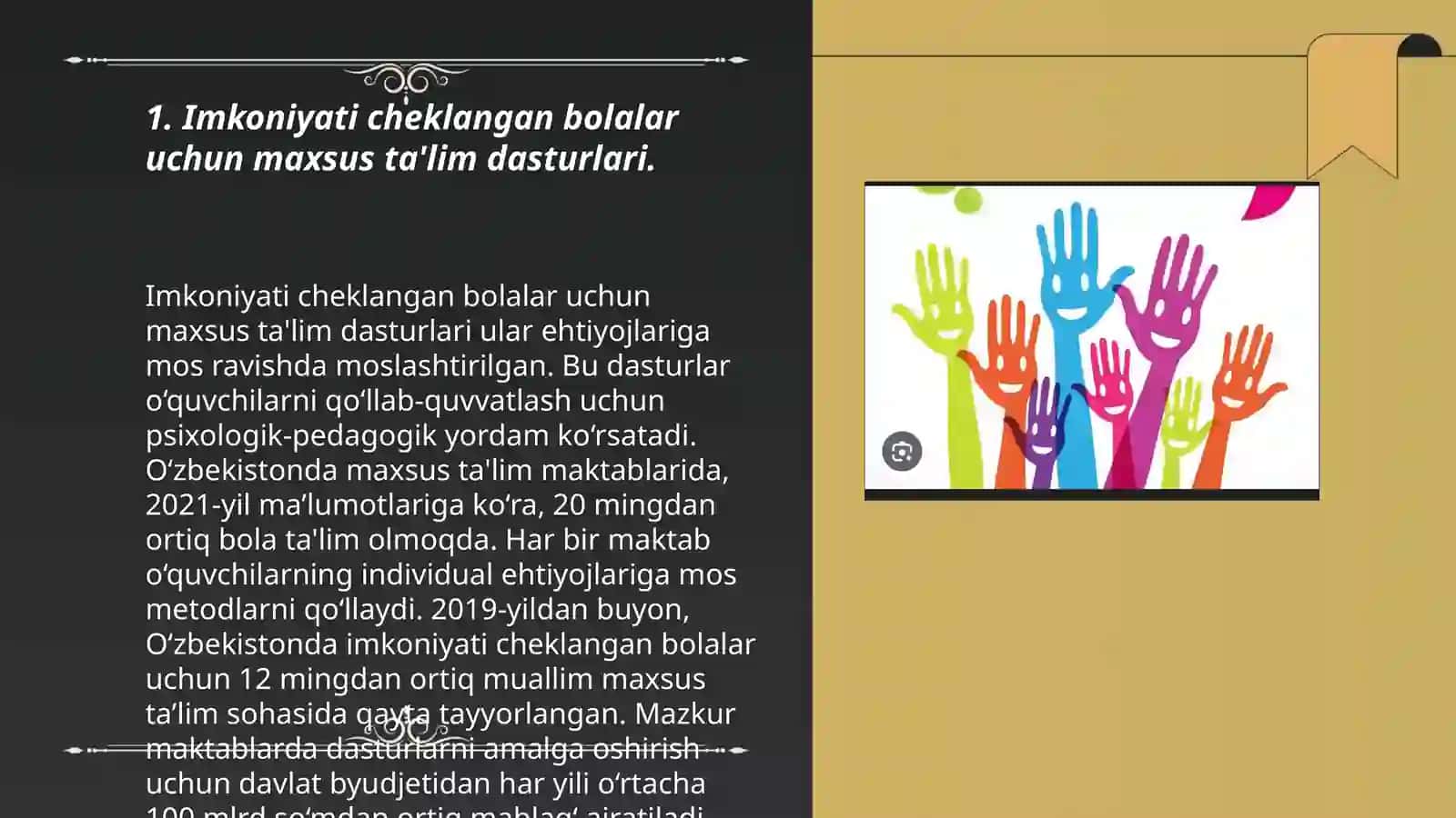 Imkoniyati cheklangan bolalarga korreksion yordamni tashkil etish 3
