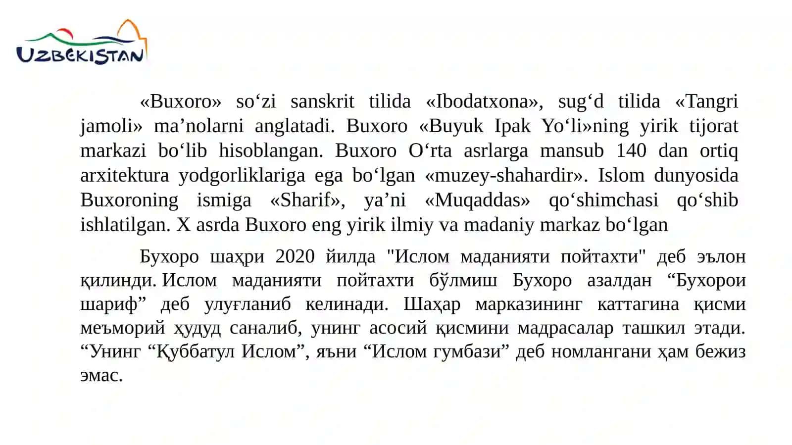 "Ислом маданияти пойтахти" деб эълон қилинди 3