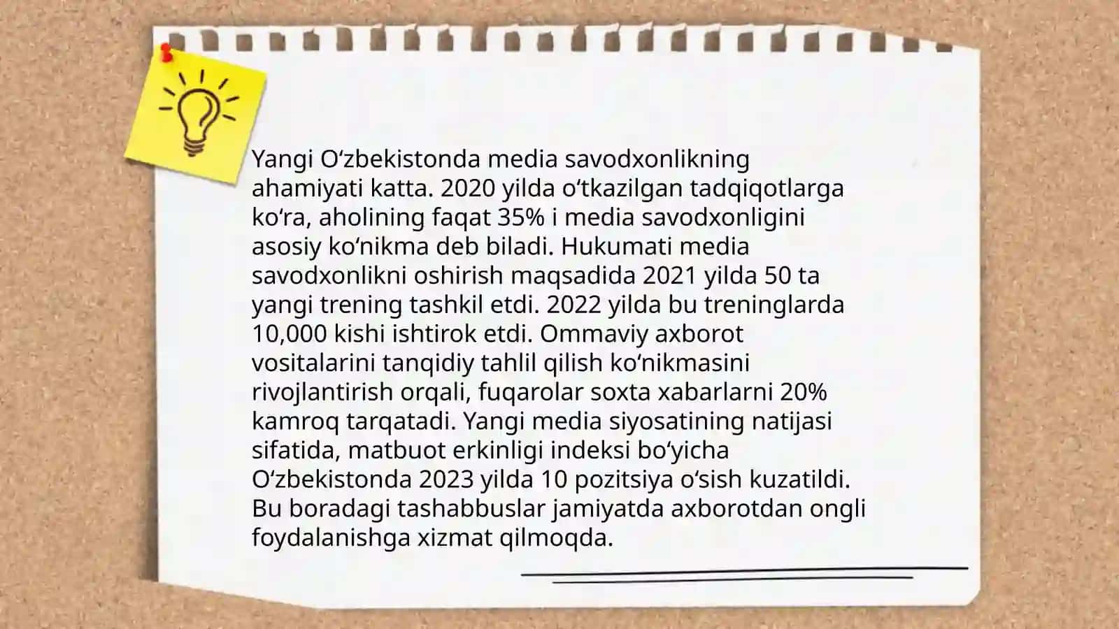 Media savodxonlik va axborot madaniyati 3