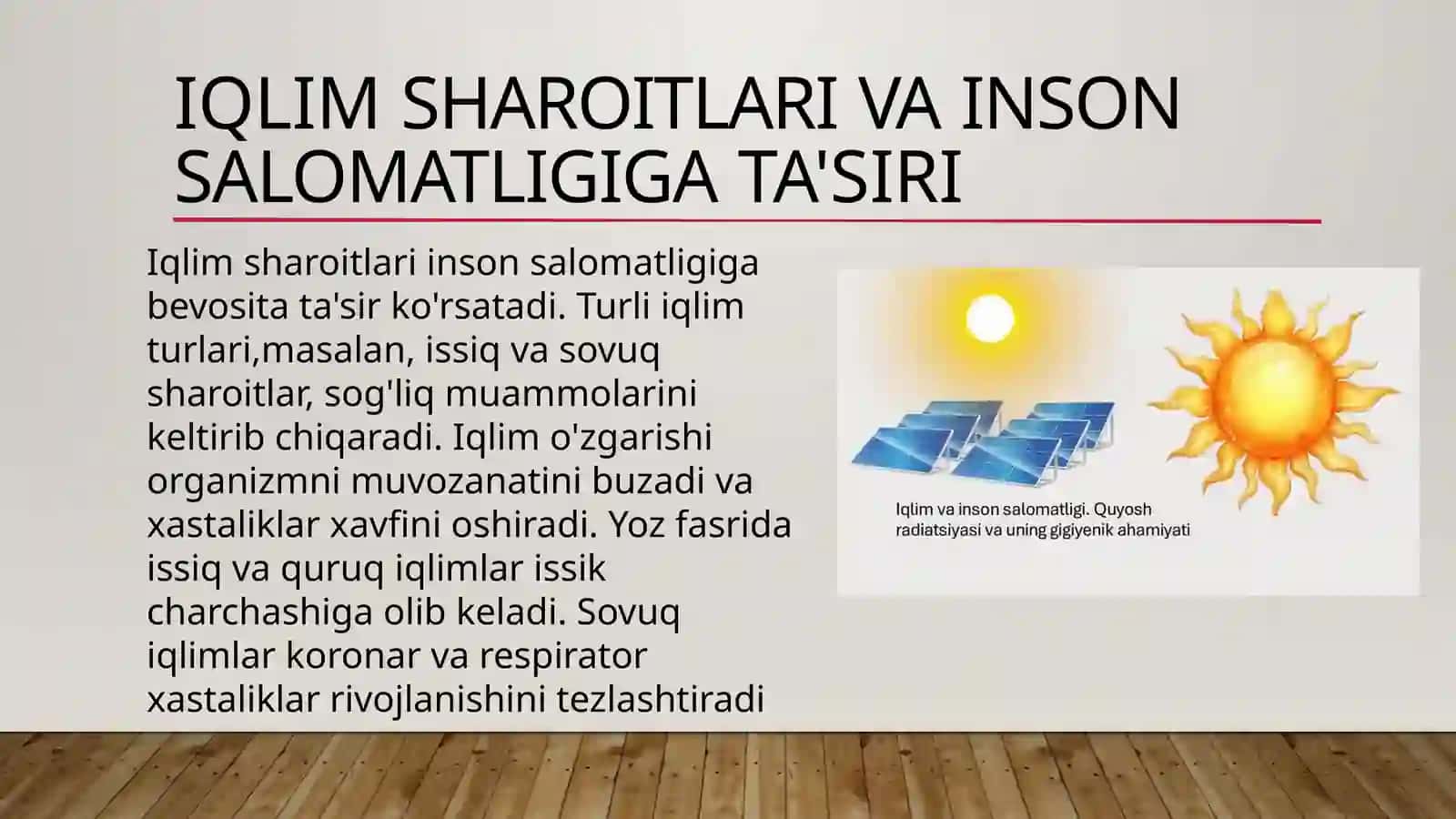 Iqlim va insonsalomatligi 3