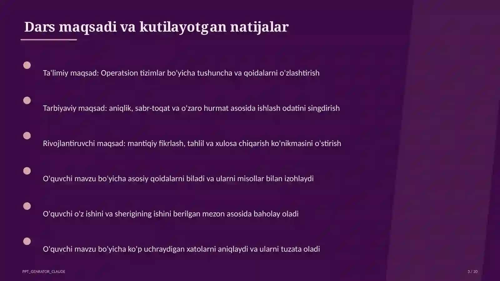 Operatsion tizimlar (6-sinf) 3