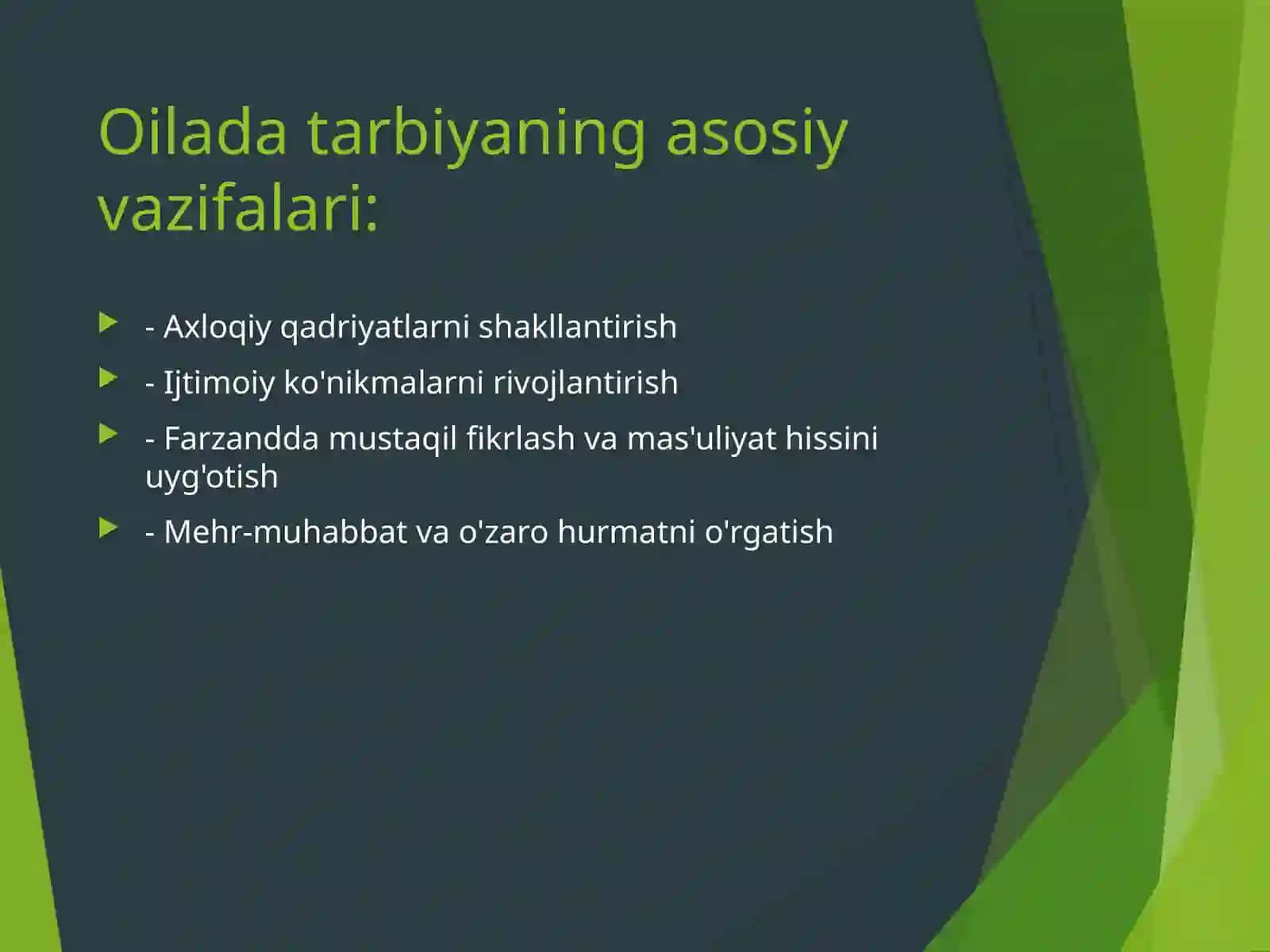 Oilada tarbiya asoslari 3