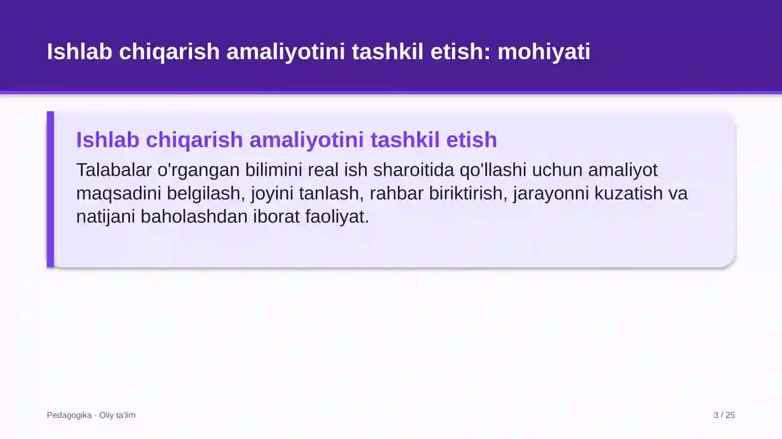 Xususiy banklarda ishlab chiqarish amaliyotini tashkil etish 3
