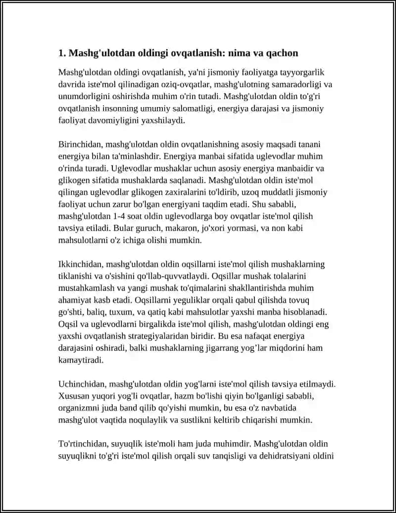 SALOMATLIK MASHG'ULOTLARI VAQTIDA OVGATLANISH 3