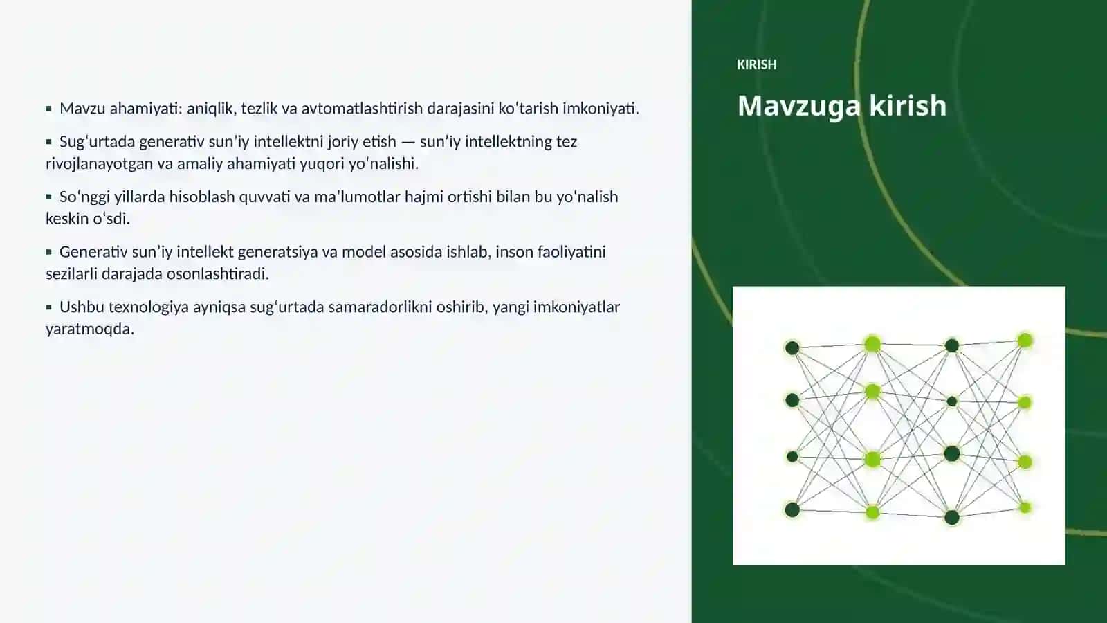SUN’IY INTELLEKT • PROFESSIONAL TAQDIMOT 3