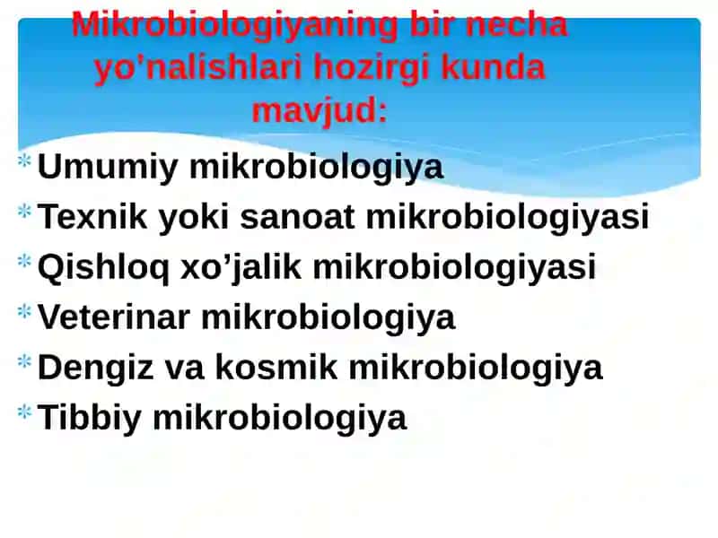 Tibbiy mikrobiologiya, virusologiya va immunologiya modulining maqsadi va vazifalari 3