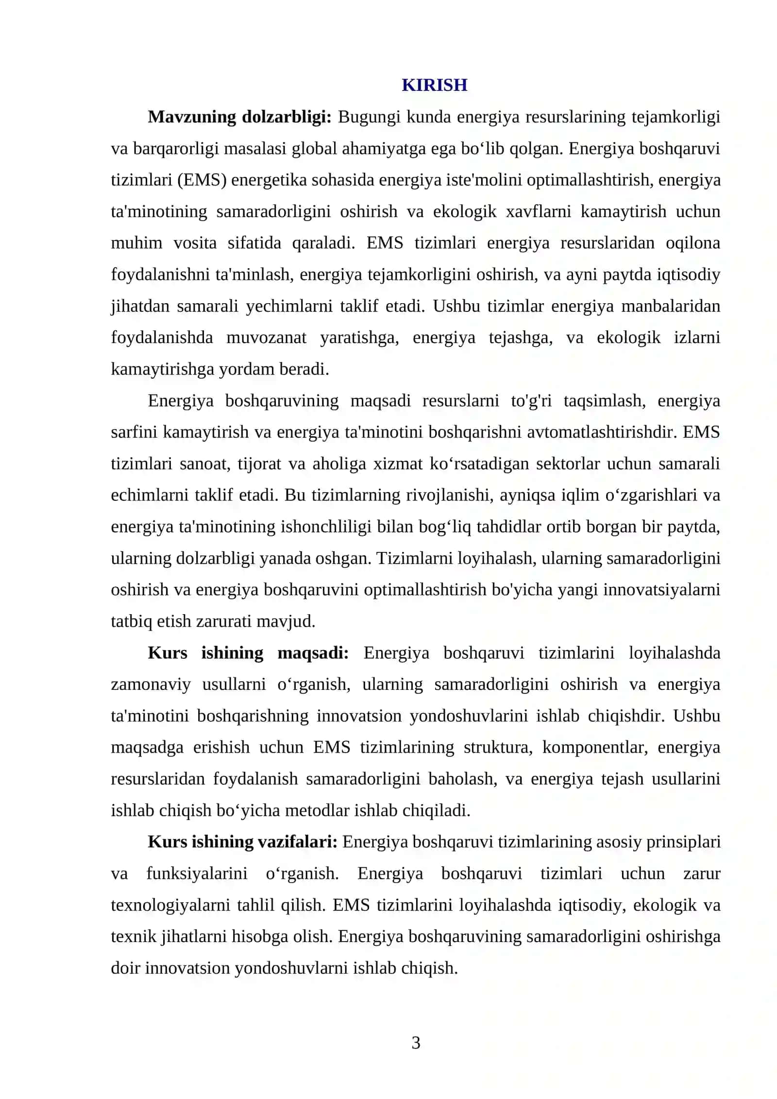 KORXONADA ASOSIY VOSITALARNING KIRIMI VA CHIQIMINI HISOBGA OLISHNI AVTOMATLASHTIRISH TIZIMINI ISHLAB CHIQISH 3