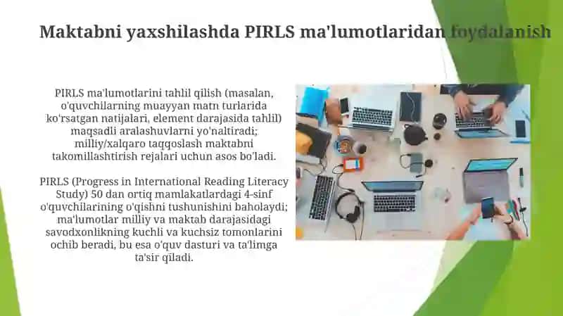 PIRLS Baholash Dasturi 3