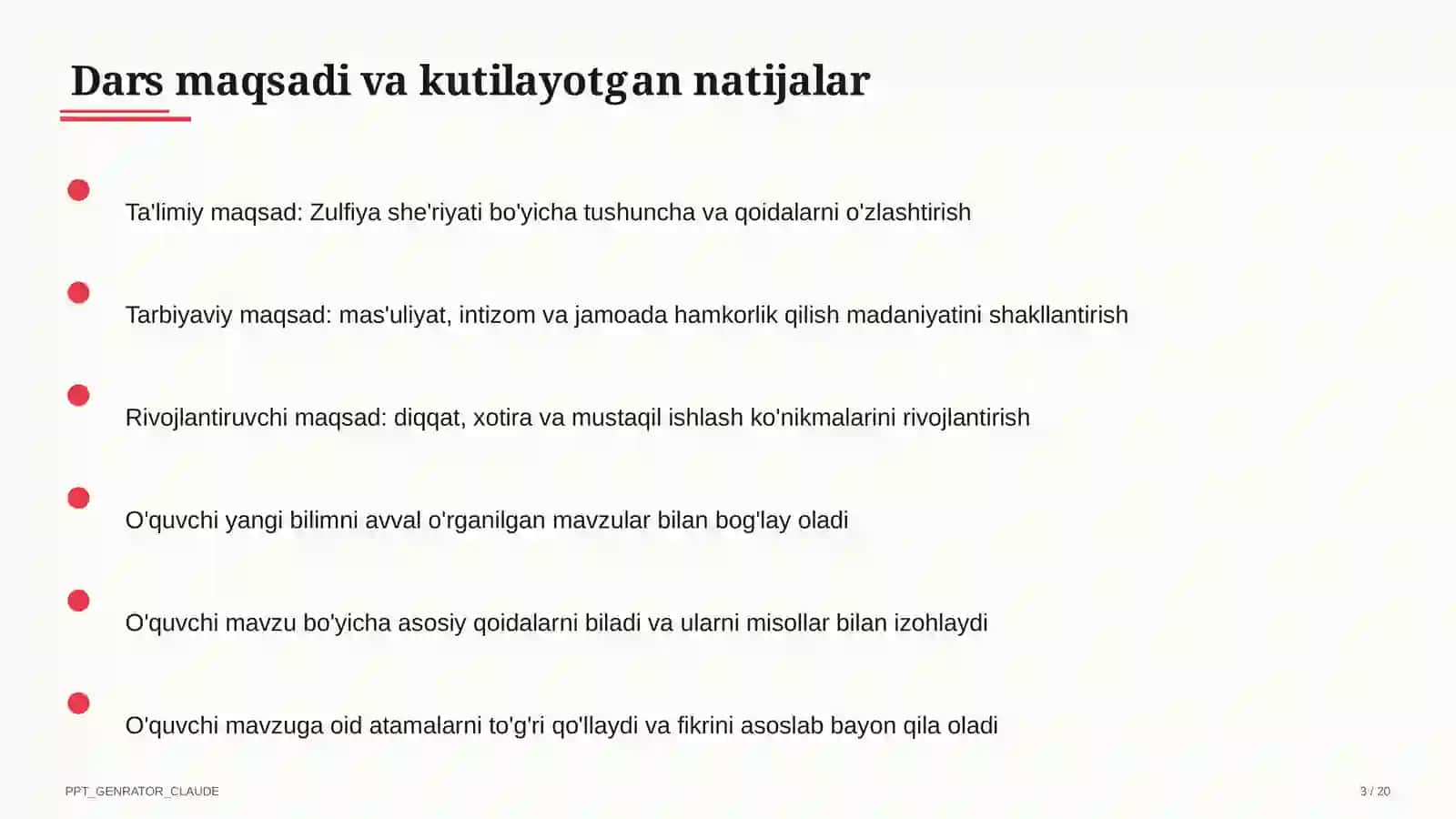 Zulfiya she'riyati (6-sinf) 3