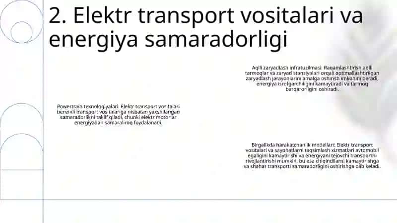 Elektr Transport Vositalaridan Foydalangan Holda Energetika Tizimini Raqamli Transformatsiyasi 3