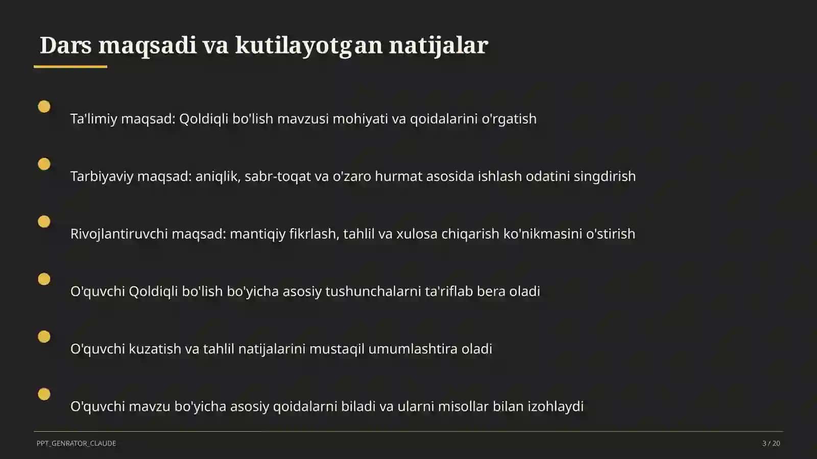 Qoldiqli bo'lish (3-sinf) 3