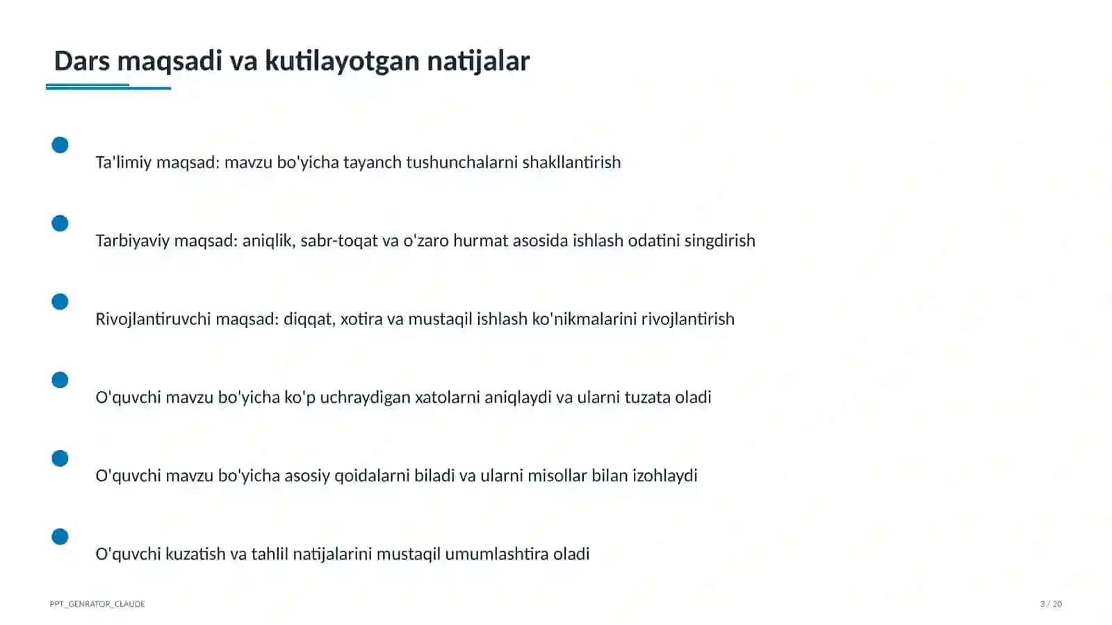 Huquq va iqtisodiyot asoslari (9–11) - o'qituvchilar uchun 3