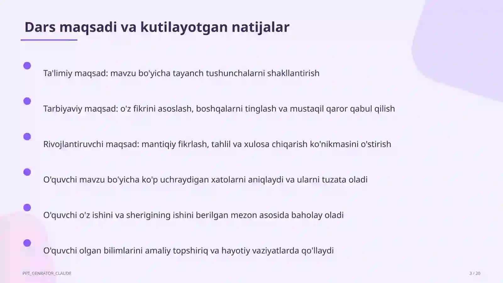 Oilaviy qadriyatlar va mas'uliyat (10-sinf) 3