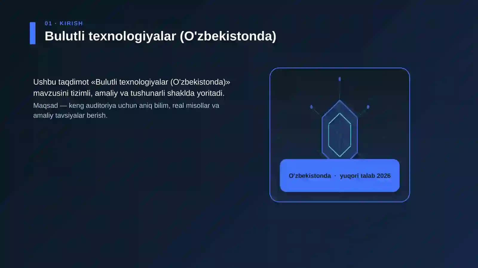 Bulutli texnologiyalar (O'zbekistonda) 3