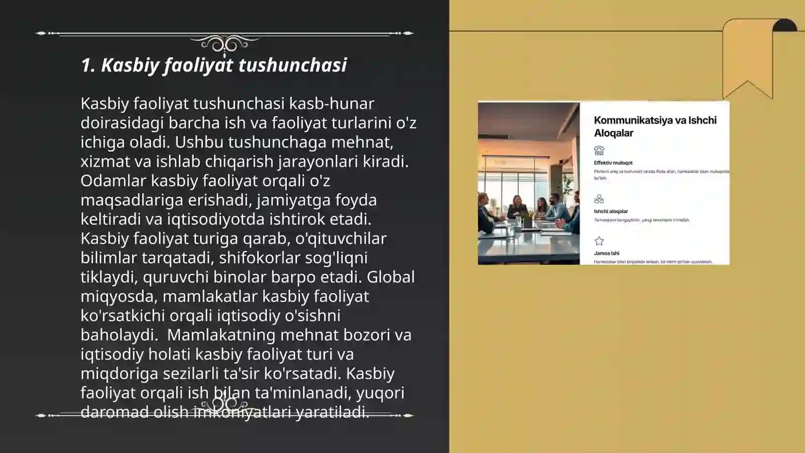 Kasbiy faoliyatni shakllantirish texnologiyasi 3